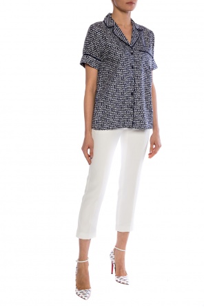 Silk shirt with logo, zdjęcie 2 Silk shirt with logo od Michael Kors